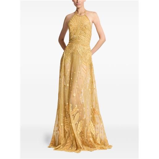 Elie Saab abito con decorazione - oro