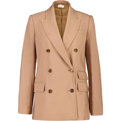 ZIMMERMANN blazer doppiopetto in lana - toni neutri