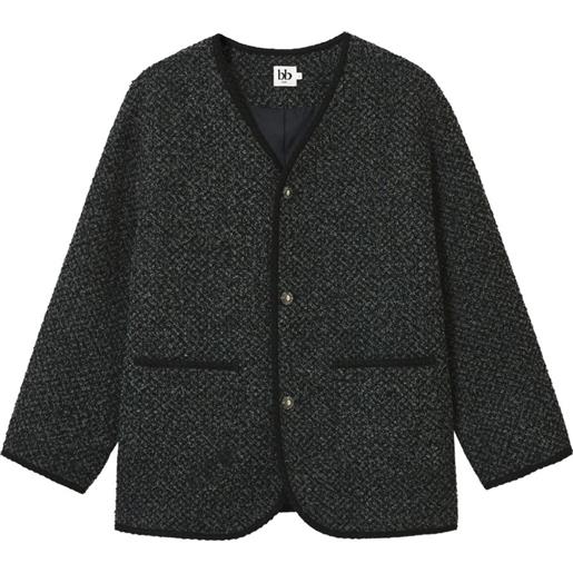 b+ab giacca con bottoni - grigio