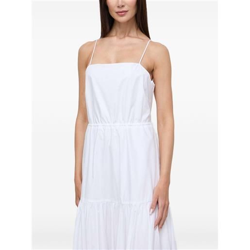 IVY OAK abito a balze con spalline sottili - bianco