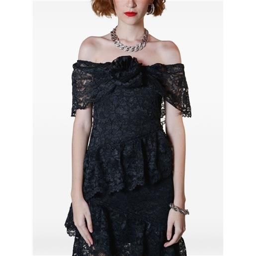 Lethicia Bronstein abito bellini con spalle scoperte - nero