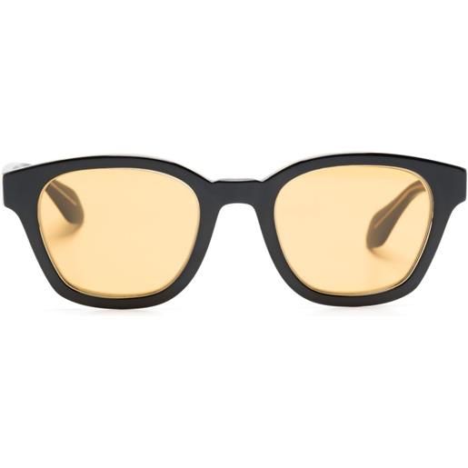 Giorgio Armani occhiali da sole squadrati - nero