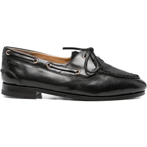 Bally mocassini in pelle - nero