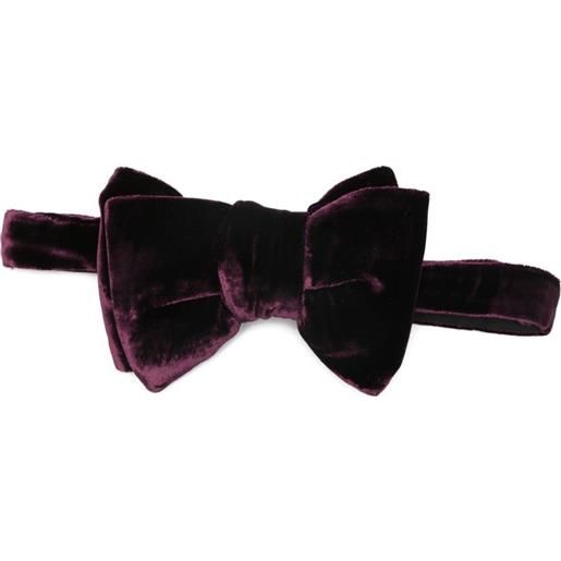 TOM FORD papillon in velluto - viola