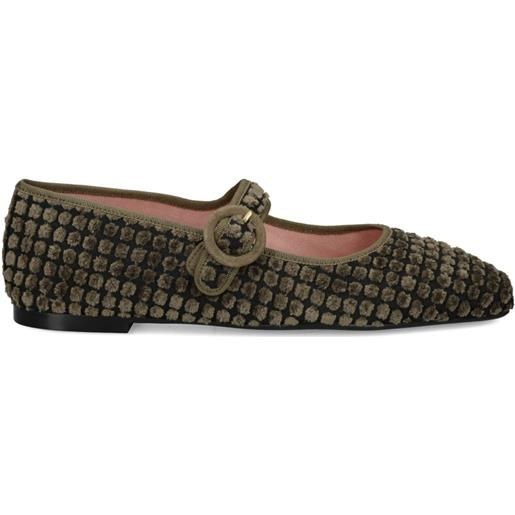 Pretty Ballerinas ballerine georgia con fibbia - verde