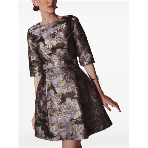 Lethicia Bronstein abito a fiori jambo - blu