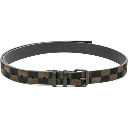 Haider Ackermann checkboard belt - nero