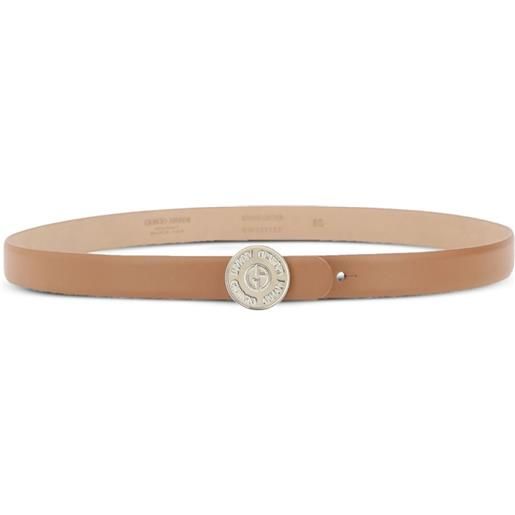 Giorgio Armani cintura con fibbia - marrone