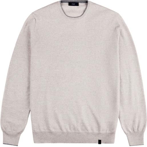 Fay maglione in lana vergine - toni neutri