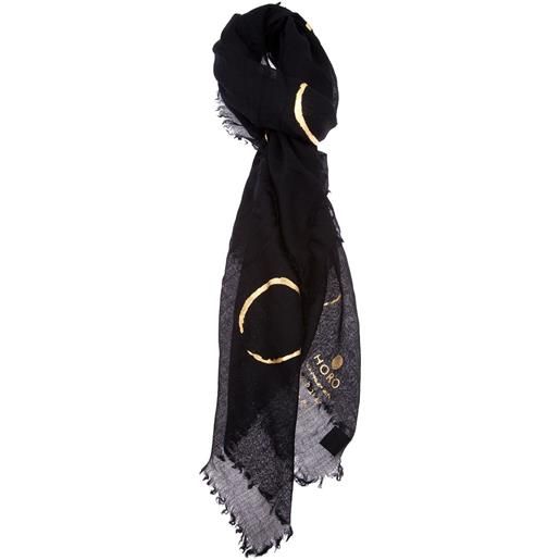 Horo 24kt gold scarf - nero