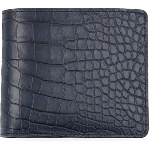 L'Eclaireur Made By bill fold wallet - blu