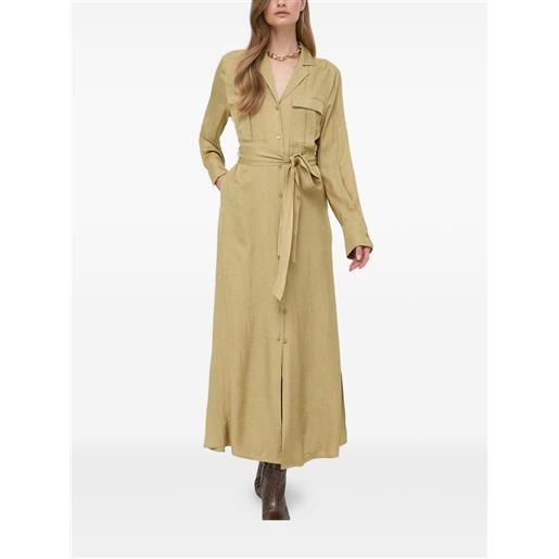 IVY OAK chemisier con cintura - verde