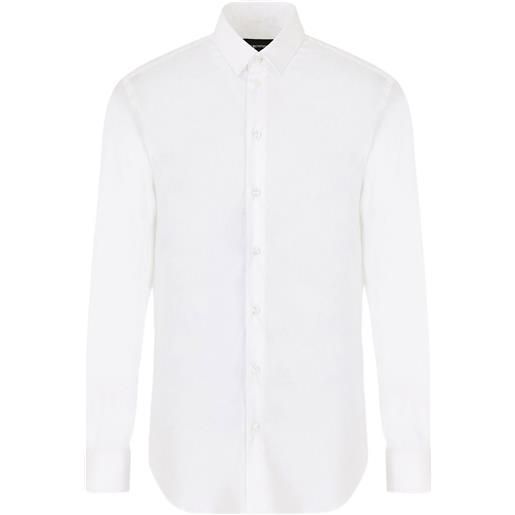 Emporio Armani camicia a maniche lunghe - bianco
