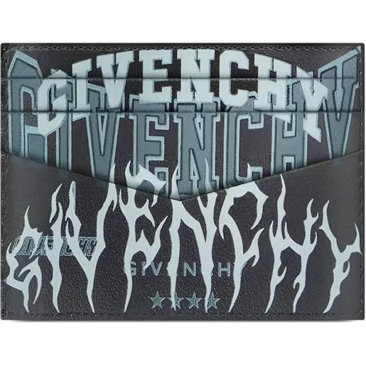 Givenchy portacarte con stampa - grigio