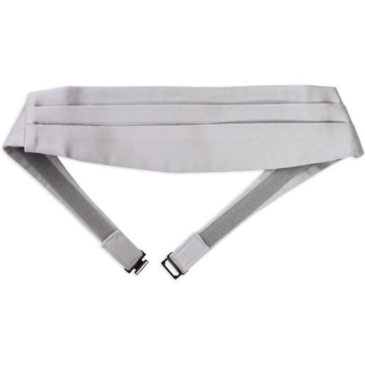 Tombolini fascia da smoking in seta - grigio