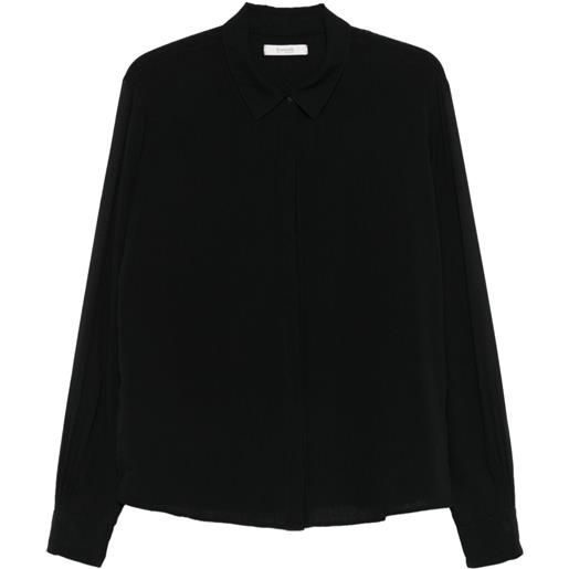 Kristensen Du Nord blusa con bottoni - nero