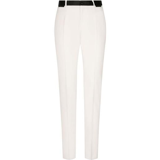 Dolce & Gabbana pantaloni da smoking - bianco