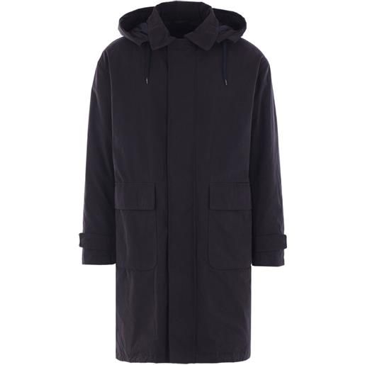 Herno cappotto con cappuccio - blu