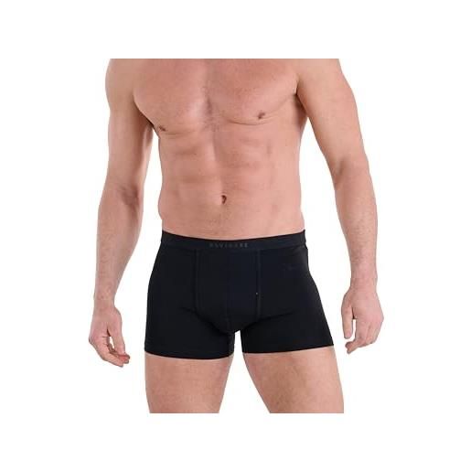 Boxer Uomo In Cotone Elasticizzato - Confezione Da 6 | Bianco, Nero, Navy, Grigio | Morbidi E Comodi