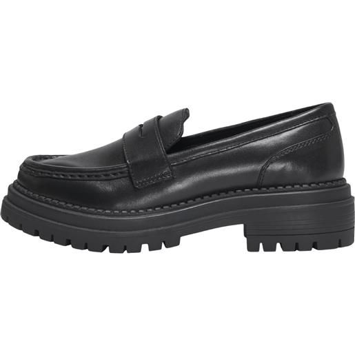 ONLY onlsonya leather loafer black mocassini donna