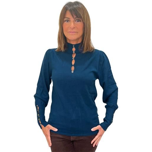 Molly Bracken maglia donna serafino caldo viscosa molly bracken la1619cn