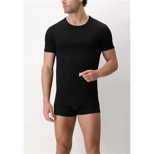 Cagi 1318 t-shirt girocollo basso uomo 100% filo di scozia