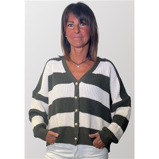 Susy Mix giacca donna cardigan maglia cotone susy mix m91043