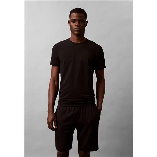 Calvin klein lv00nb4185 3 t-shirt uomo girocollo cotone