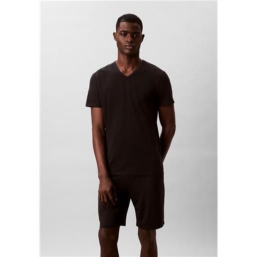 Calvin klein lv00nb4186 3 t-shirt uomo scollo v cotone