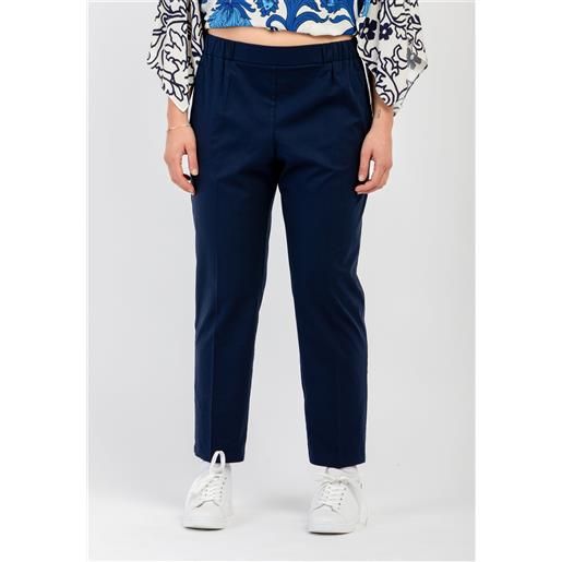 Luisa Viola pantalone donna elastico in vita cotone leggero luisa viola p297f0-1797