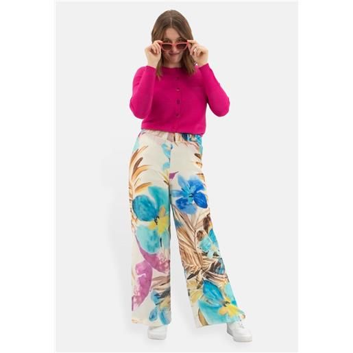 Markup pantaloni palazzo fiori markup mw465007