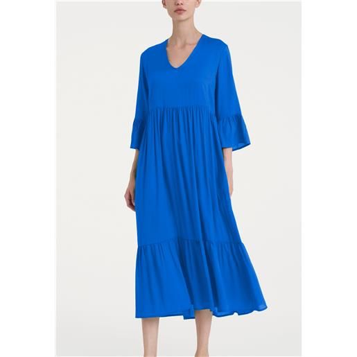 Ragno abito donna manica tre quarti 100% viscosa leggera ragno dq09dz