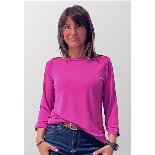 Barbarella maglia donna manica tre quarti viscosa leggera barbarella 757m