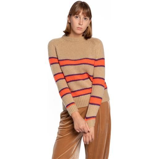 Markup maglia girocollo con righe orizzontali markup mw560116