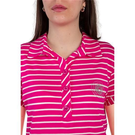 Laura Biagiotti polo donna mezza manica rigata laura biagiotti lb24p1442