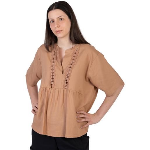 Markup casacca donna mezza manica lino viscosa markup mw661109