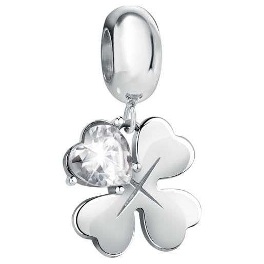 Morellato ciondolo steel pendant four-leaf clover drops scz1138 smo3480 marca, estándar, metallo, nessuna pietra preziosa