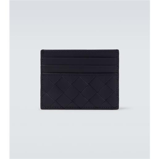Bottega Veneta portacarte in pelle intrecciato