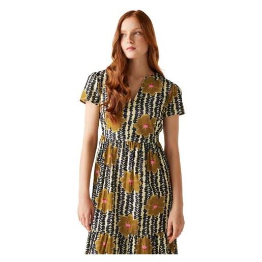 Regatta abito longuette da donna orla kiely lotus, giallo, 48