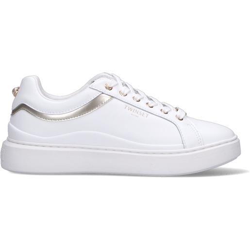 TWIN SET-SIMONA BARBIERI sneaker donna bianca