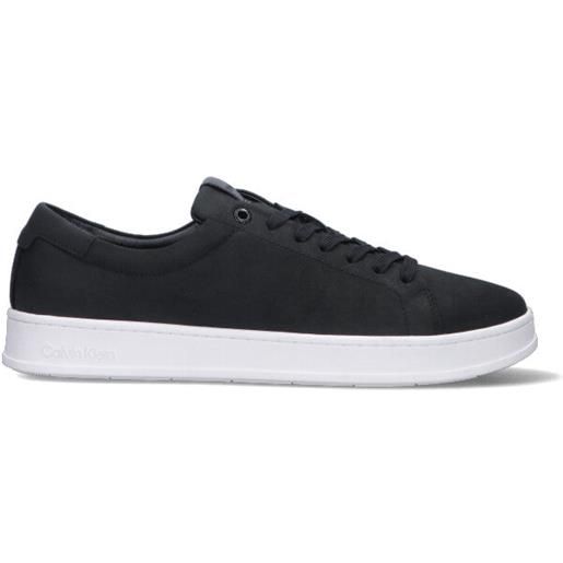 CALVIN KLEIN sneaker uomo nera in pelle