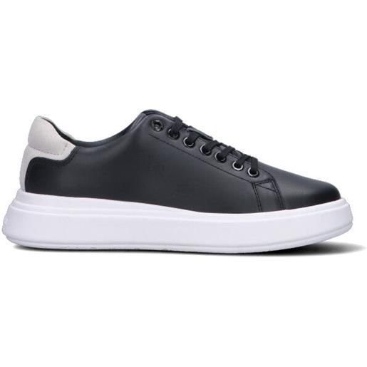CALVIN KLEIN sneaker donna nera in pelle