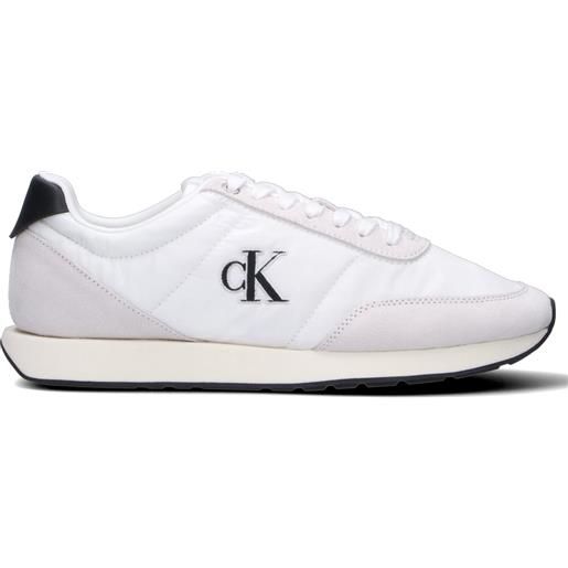 CALVIN KLEIN JEANS sneaker uomo bianca/nera