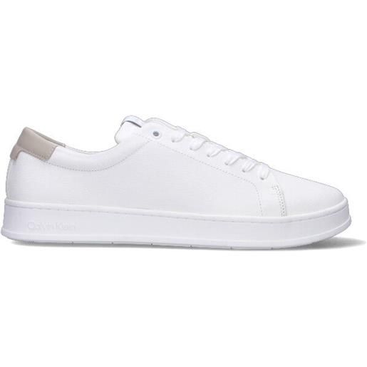 CALVIN KLEIN sneaker uomo bianca in pelle