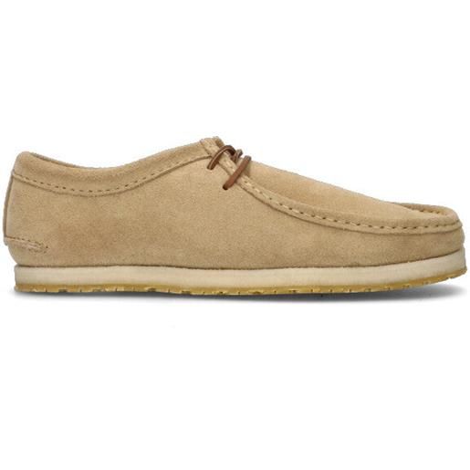 CLARKS ORIGINALS mocassino uomo beige in suede