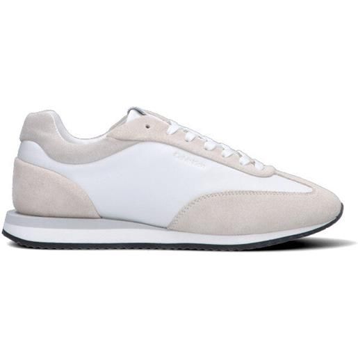 CALVIN KLEIN sneaker donna bianca in pelle