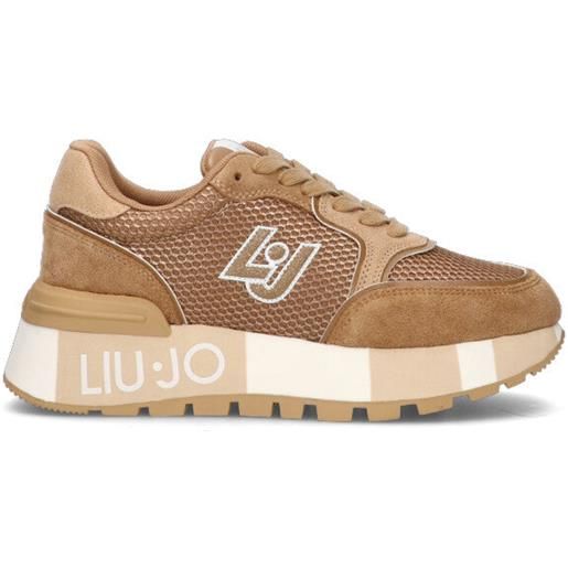 LIU JO sneaker donna legno in suede