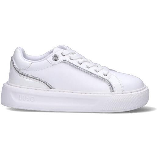 LIU JO sneaker donna bianca in pelle