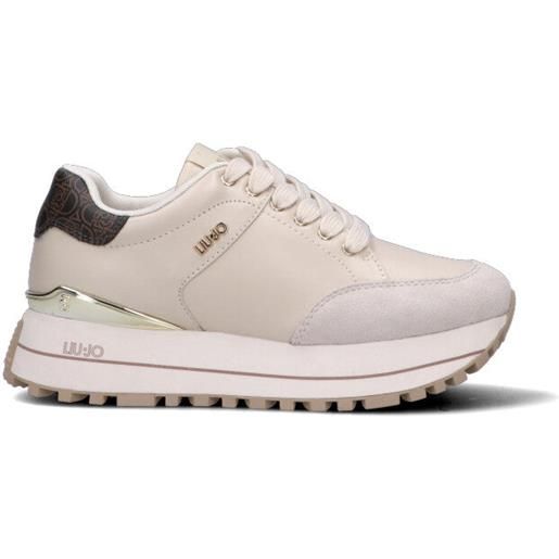 LIU JO sneaker donna burro in pelle