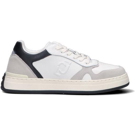 LIU JO sneaker uomo bianca/nera in pelle
